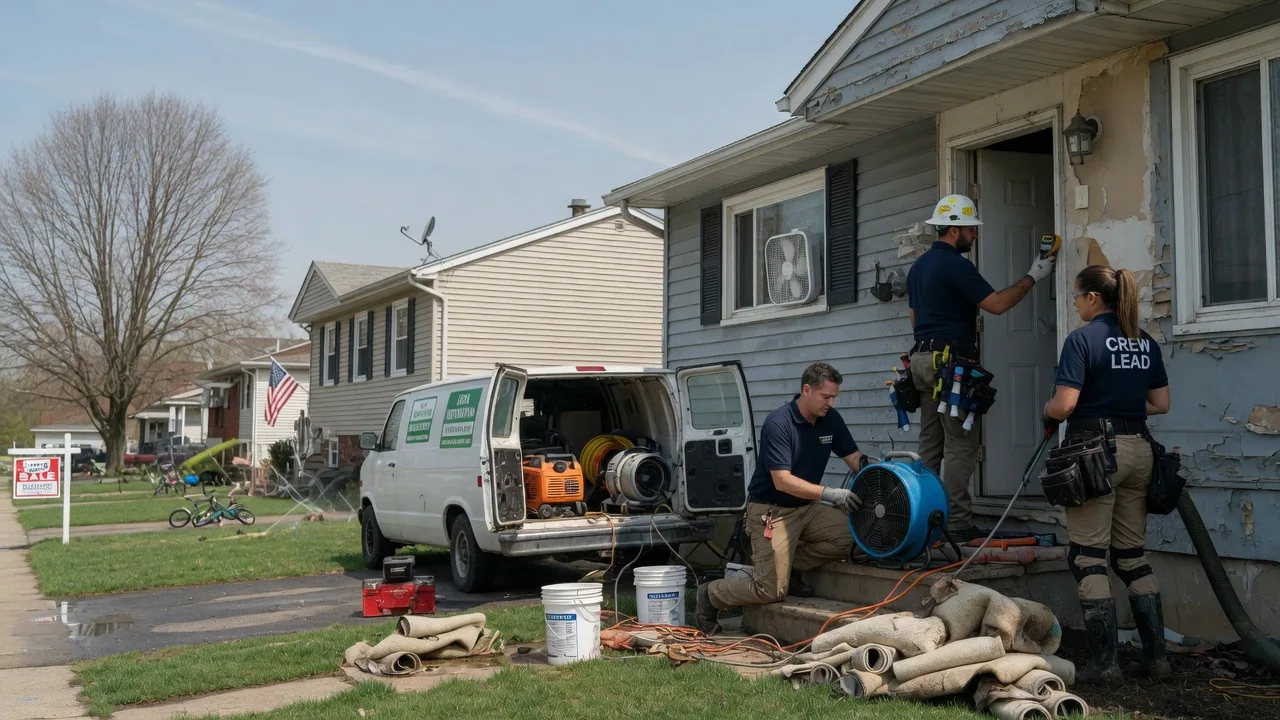 Flood Cleanup in Honey Grove, TX near me