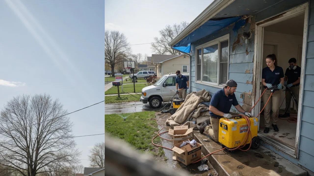 Basement Flood Cleanup in Honey Grove, TX near me